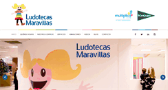Desktop Screenshot of ludotecasmaravillas.com